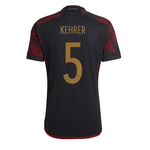 Maillot de foot Allemagne Thilo Kehrer #5 Extérieur Monde 2022 Manches Courte